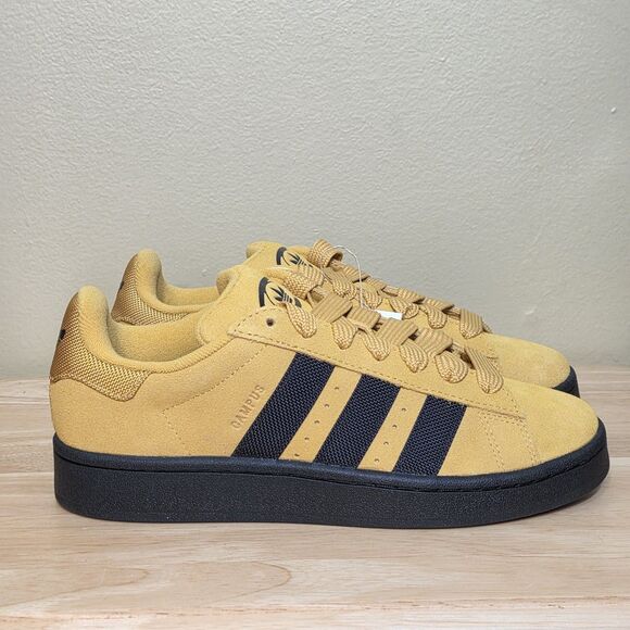 adidas Campus 00s Shoes JI3308 Preloved Yellow Core Black Gold Metallic Men\'s 8